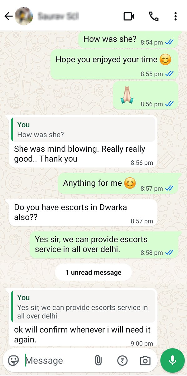 delhi escorts reviews